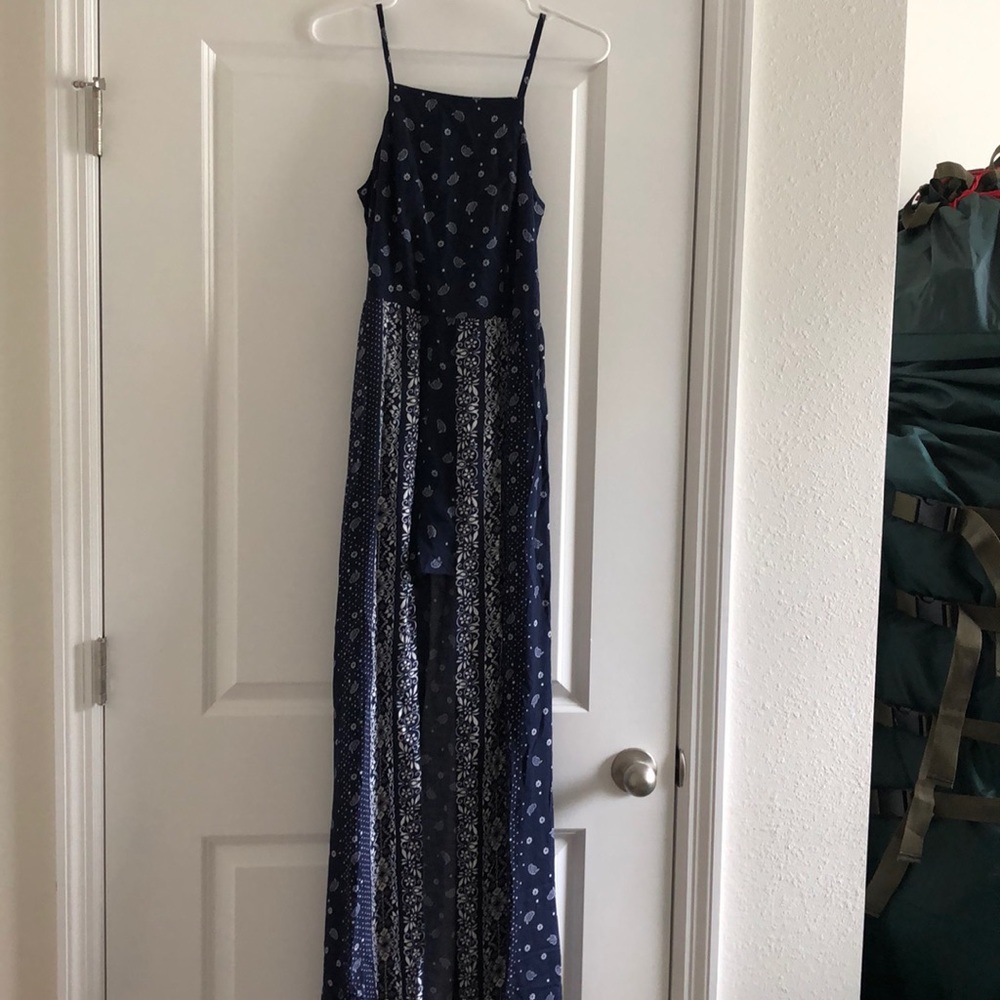 New Navy Romper with train